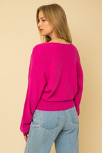 Ribbed Surplus Blouson Sweater