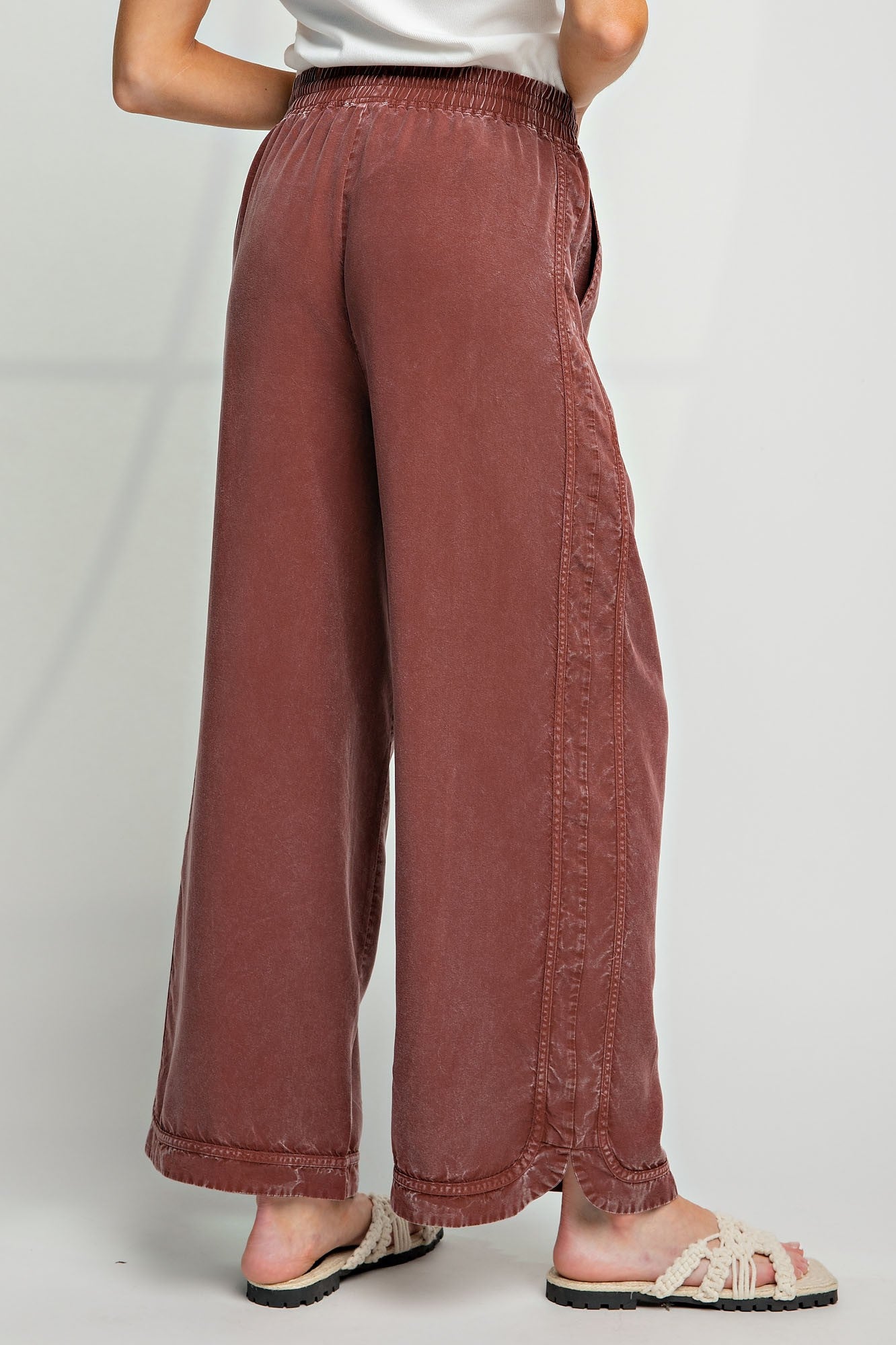 Mineral Washed Tencel Pants Collection