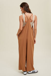 Tencel Jumpsuit in Cinnamon