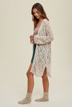 Crochet Maxi Cardigan Sweater