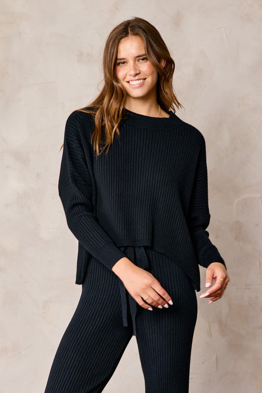 The Valerie Sweater in Black