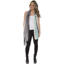 Striped Vertical Olblong Scarf