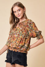 The Fall Smocked Top