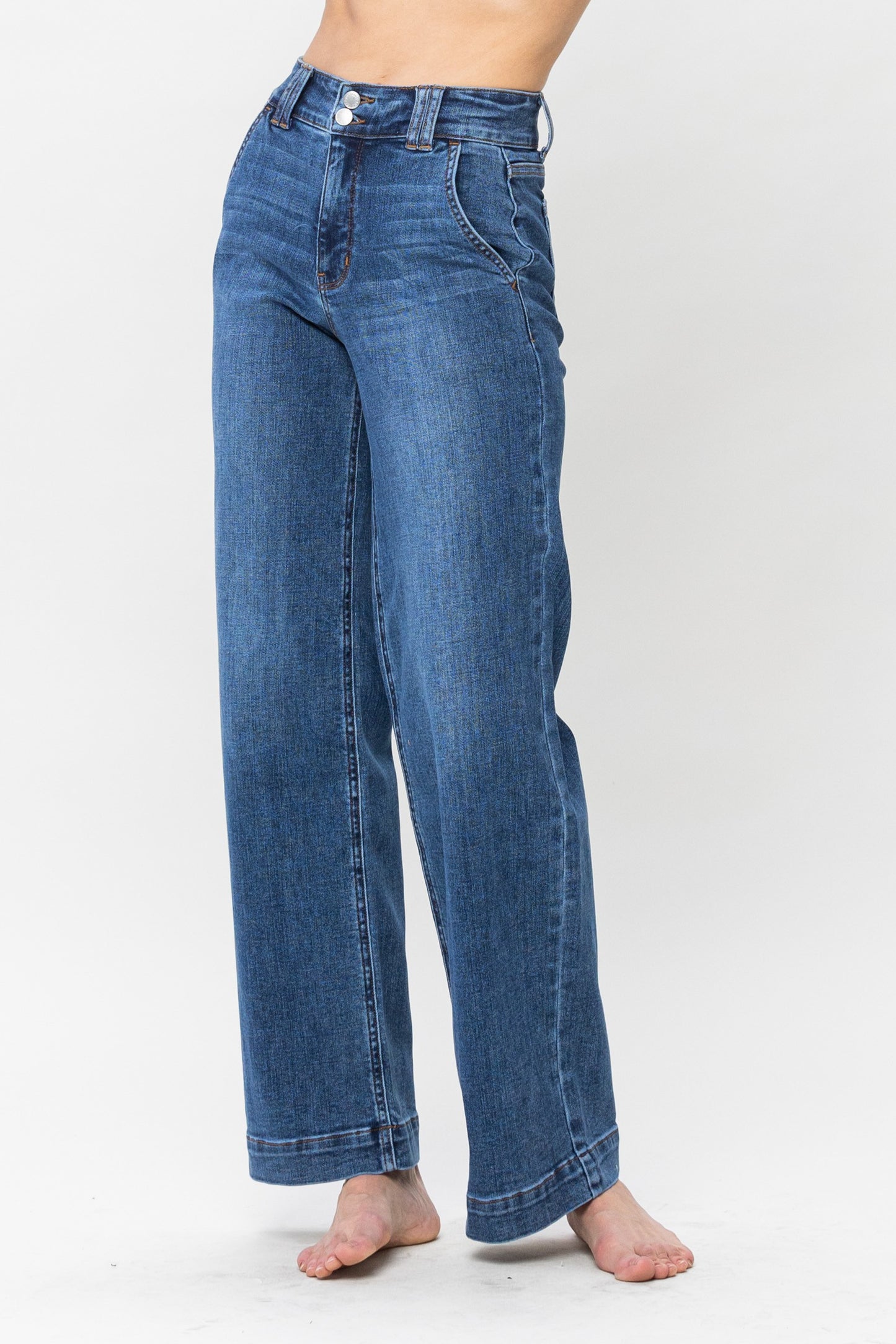 Judy Blue Wide Leg Jeans