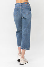 High Waist Vintage Crop Wide Leg Jeans