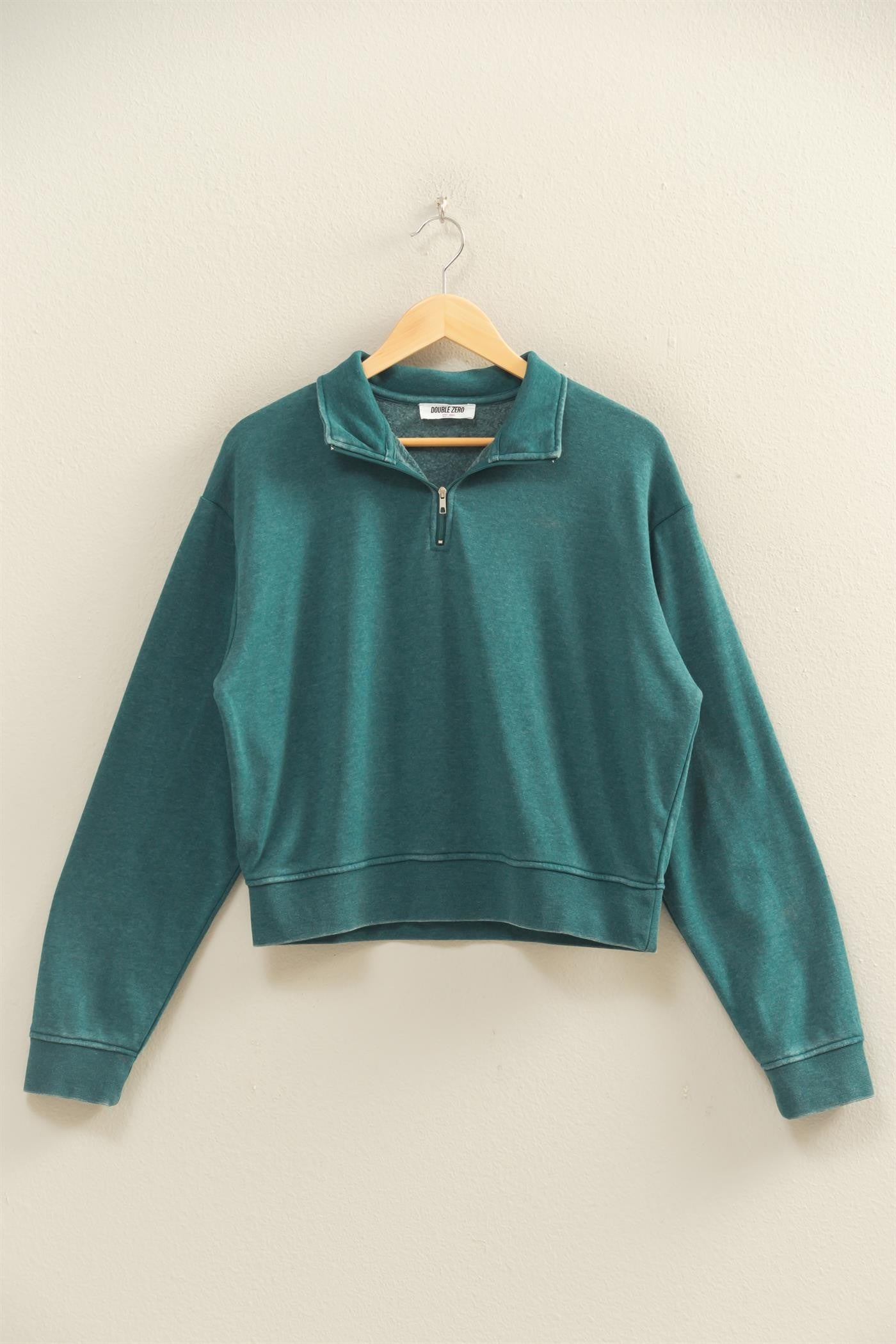 Half-zip Burnout French Terry Pullover