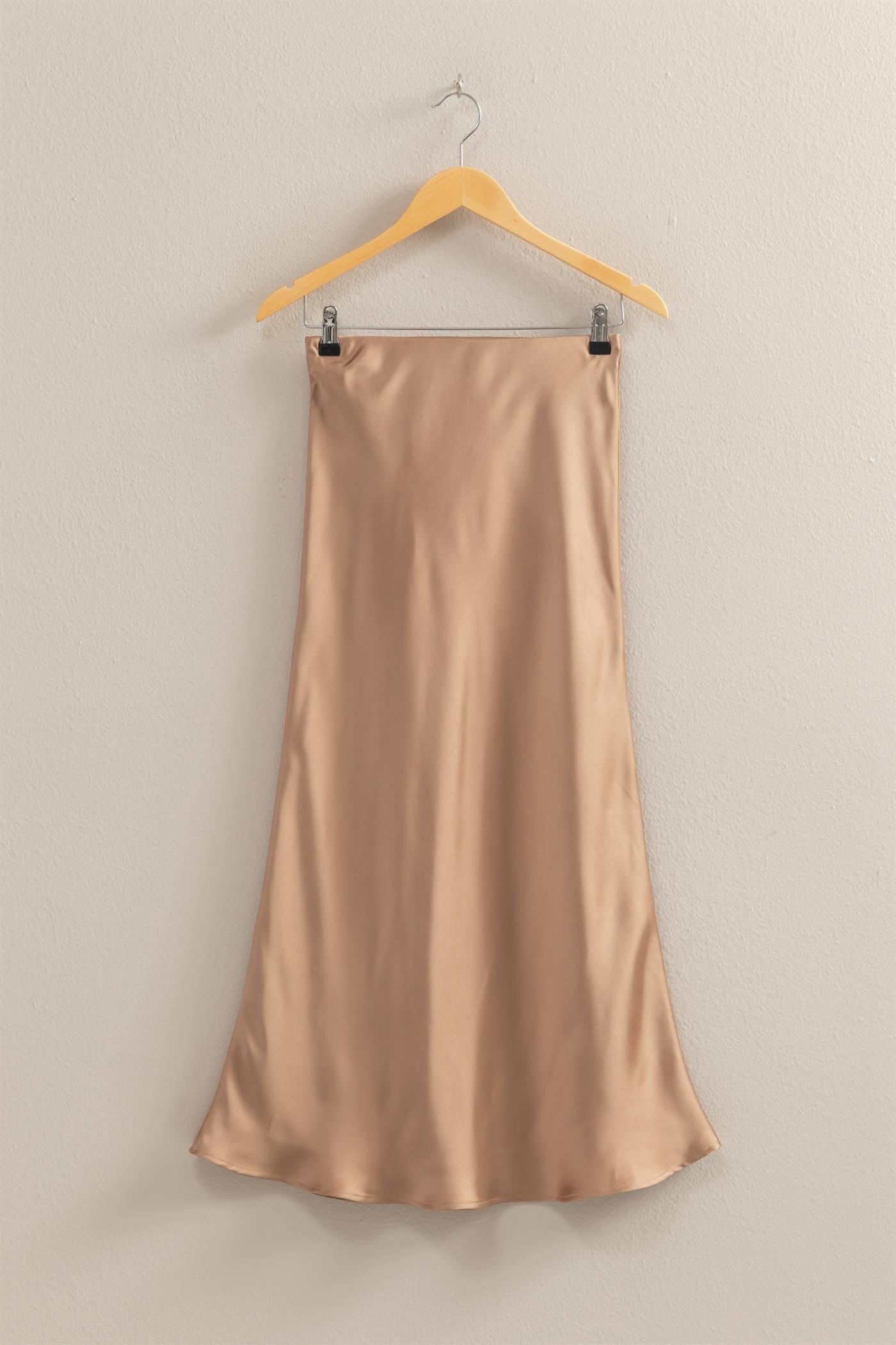 Satin Maxi Skirt