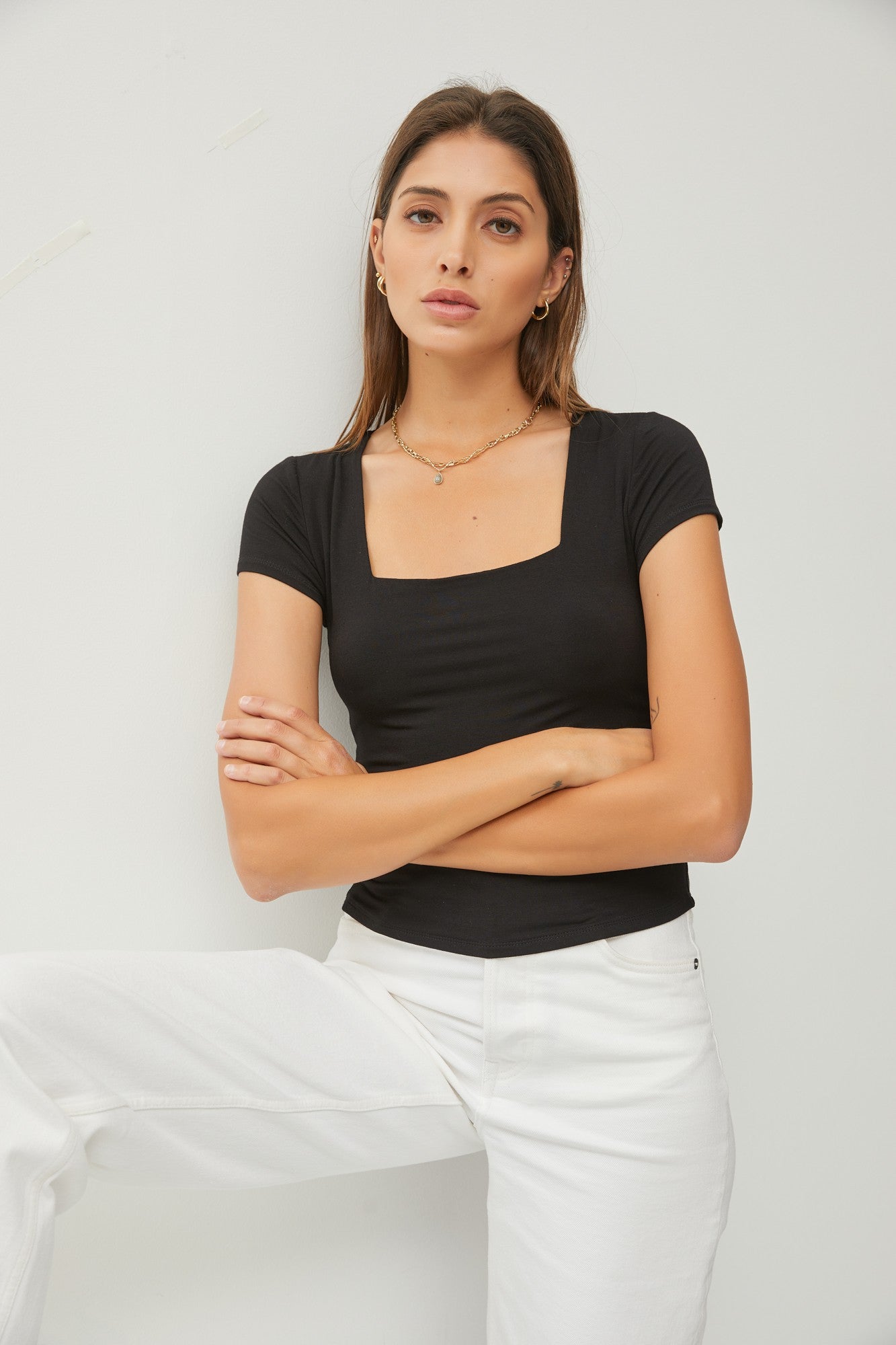 Square Neck Tee