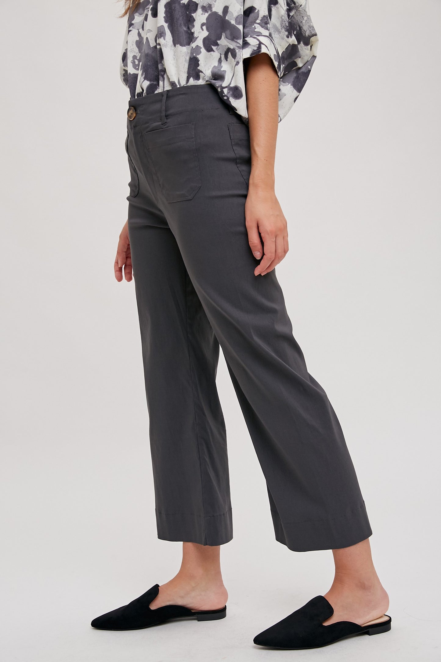 The Becca Pants in Charcoal