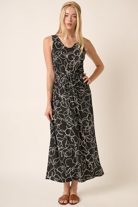 Sleeveless Floral Maxi Dress