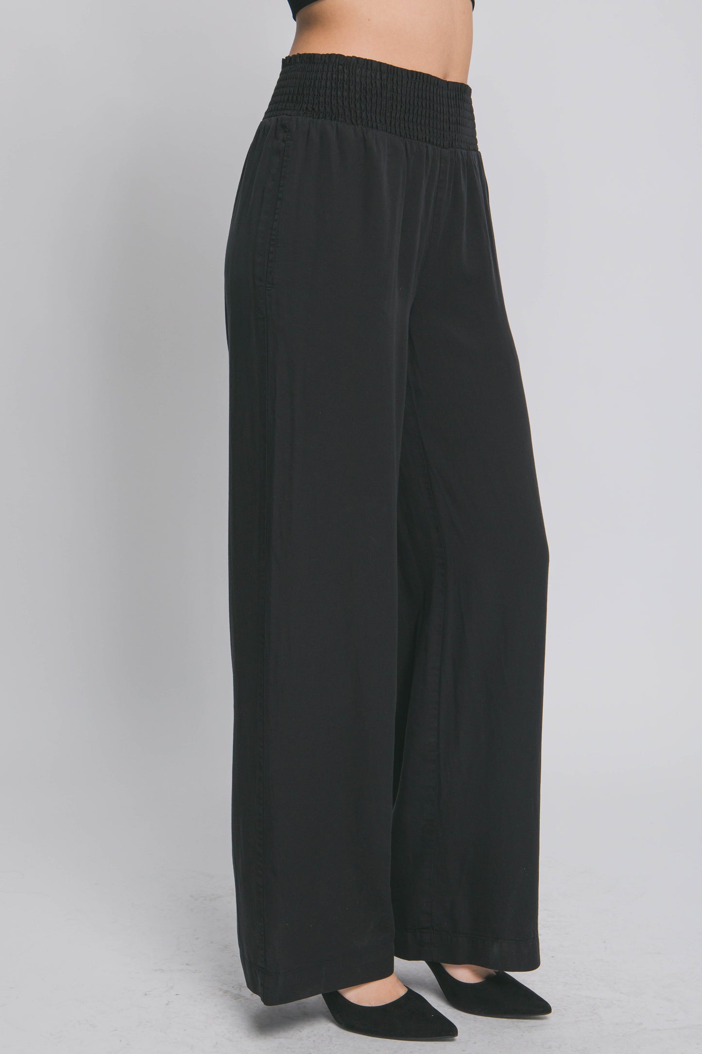 Tencel Smock Waist Pants Collection