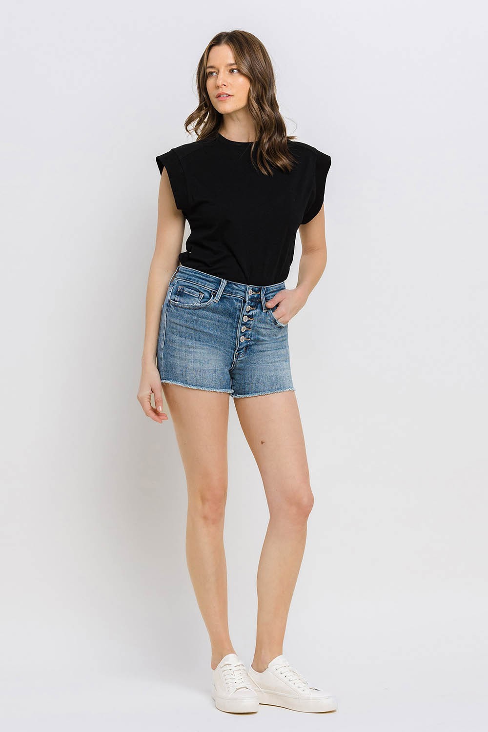 Super High Rise Stretch Shorts