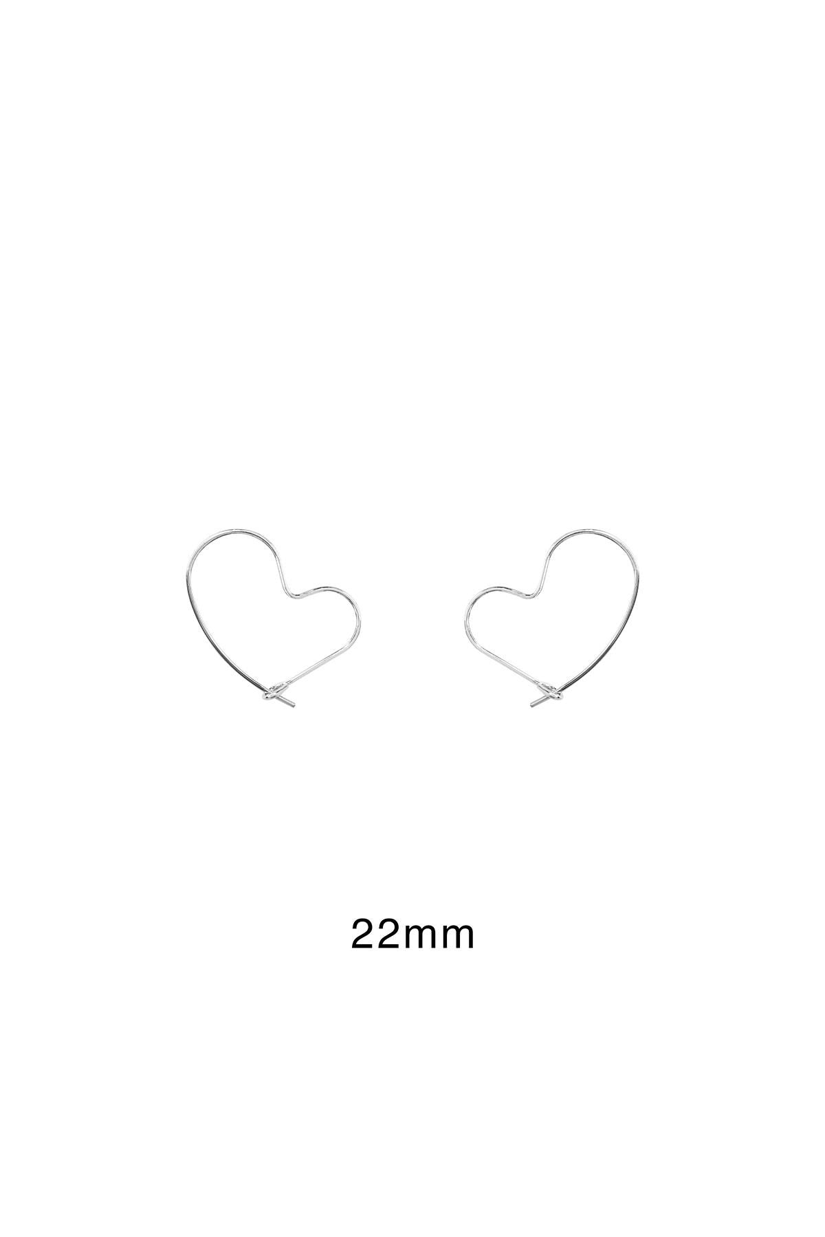 14 K Gold Dipped Heart Earrings