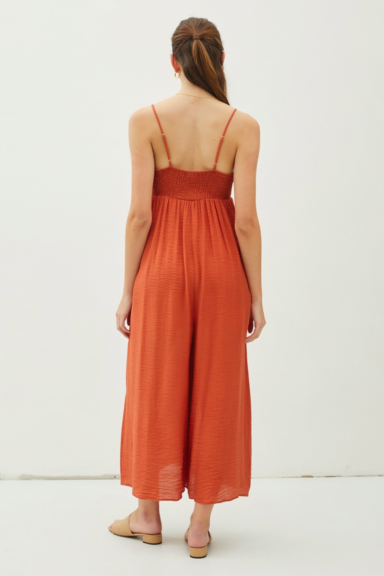 Sweetheart Cropped Jumpsuit