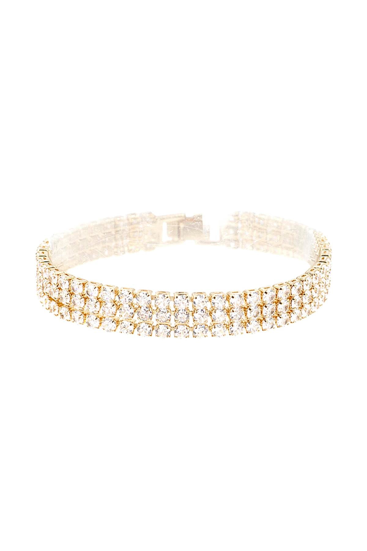 3 Line Tennis Bracelet