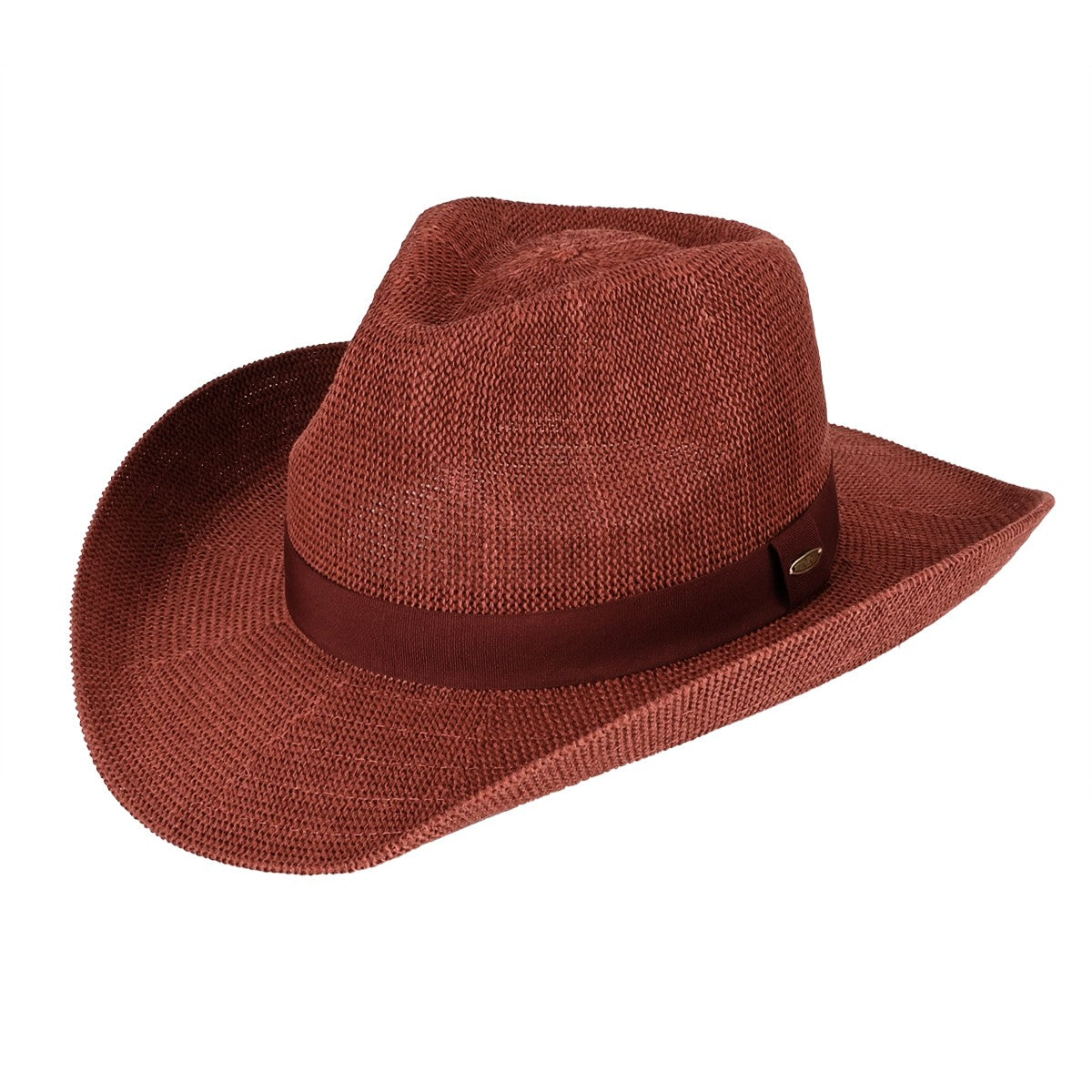 College Team Cowboy Hat in Rust