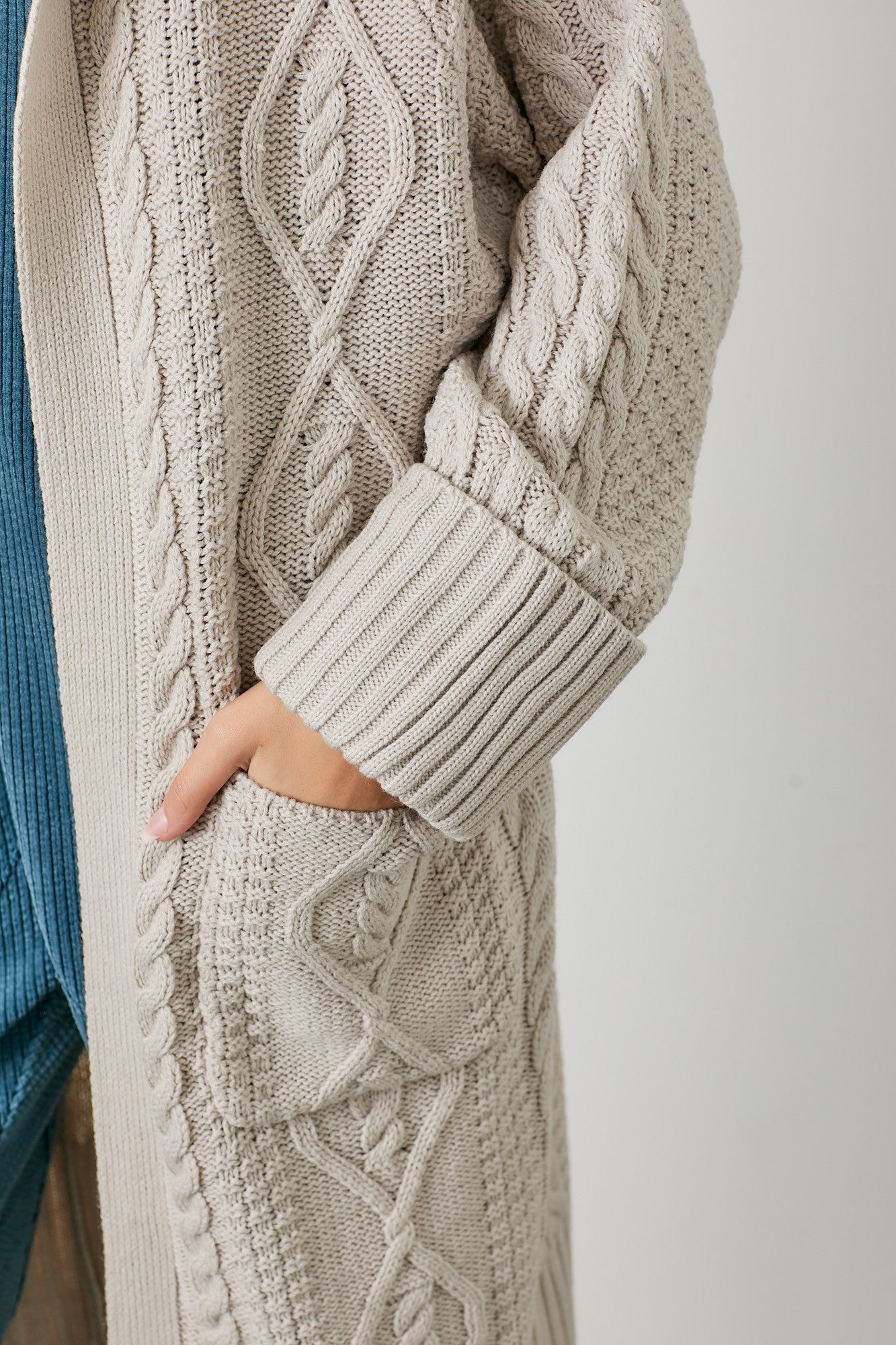 Cable Knit Duster Cardigan