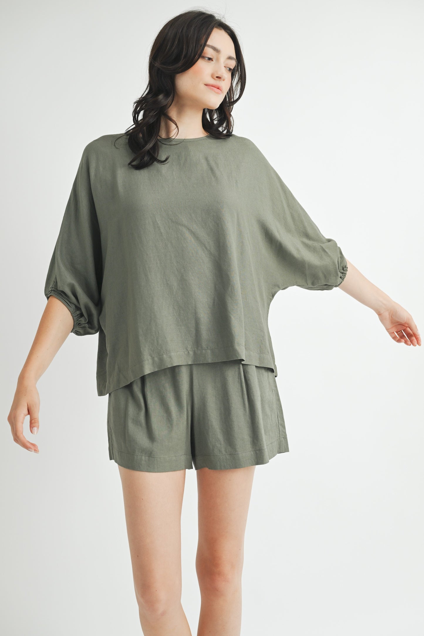 Dolman Top with Sleeve Detail