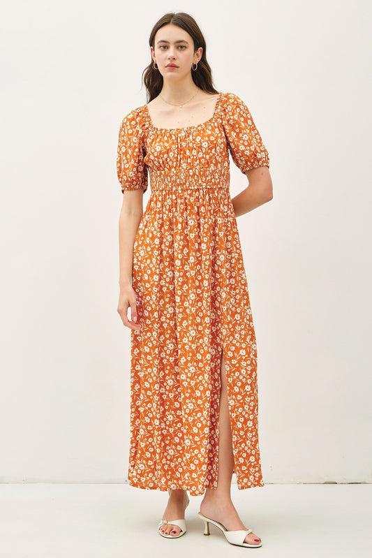 Rust Floral Milkmade Dress