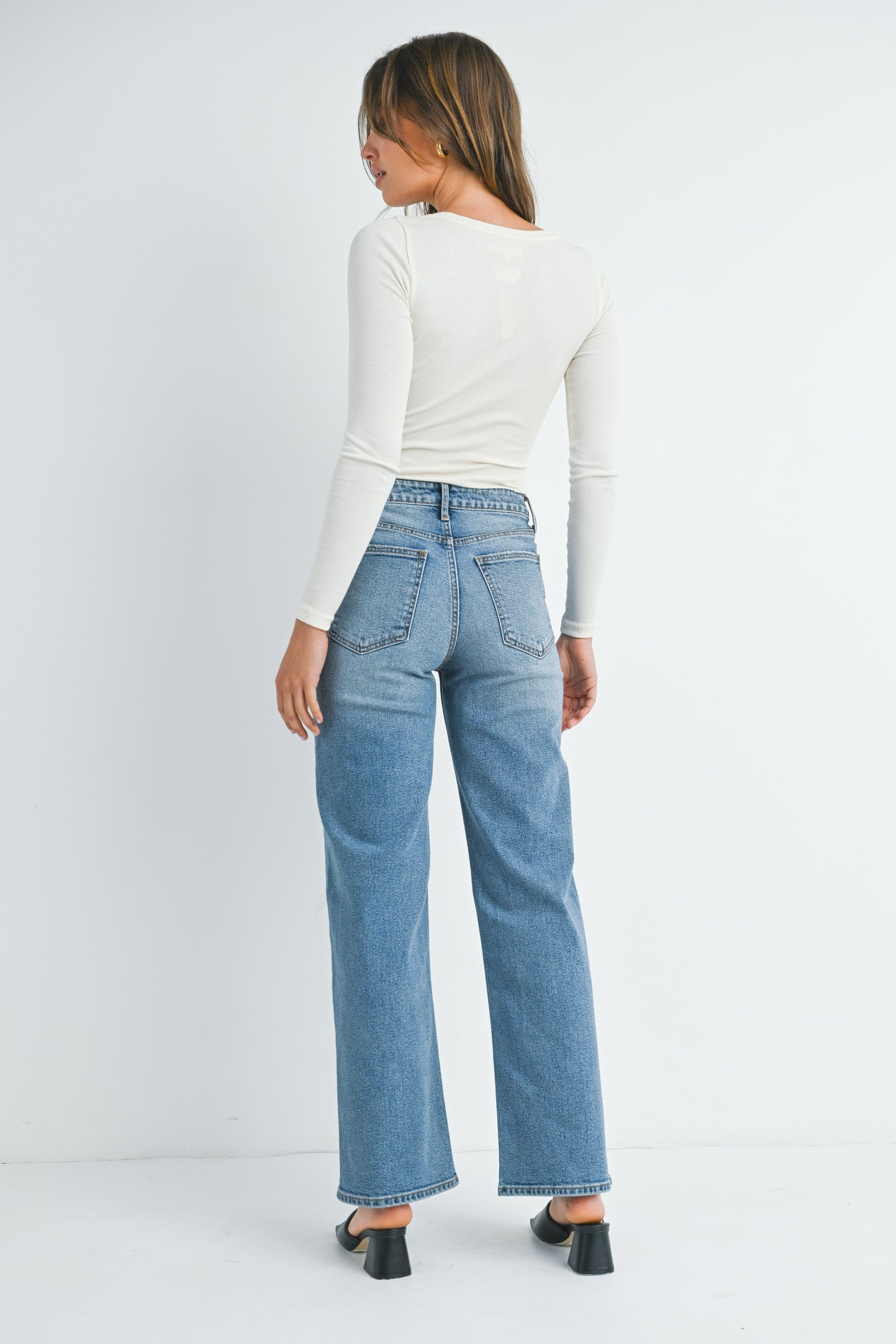 Full Length Straight Jeans