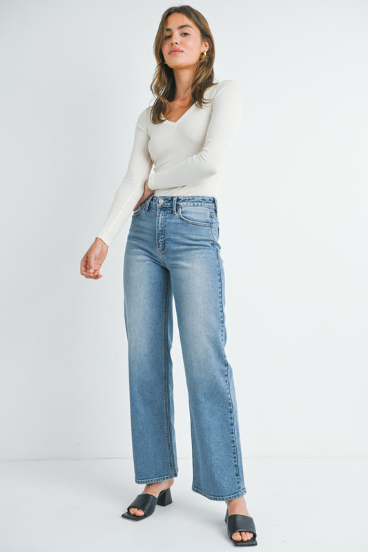 Full Length Straight Jeans