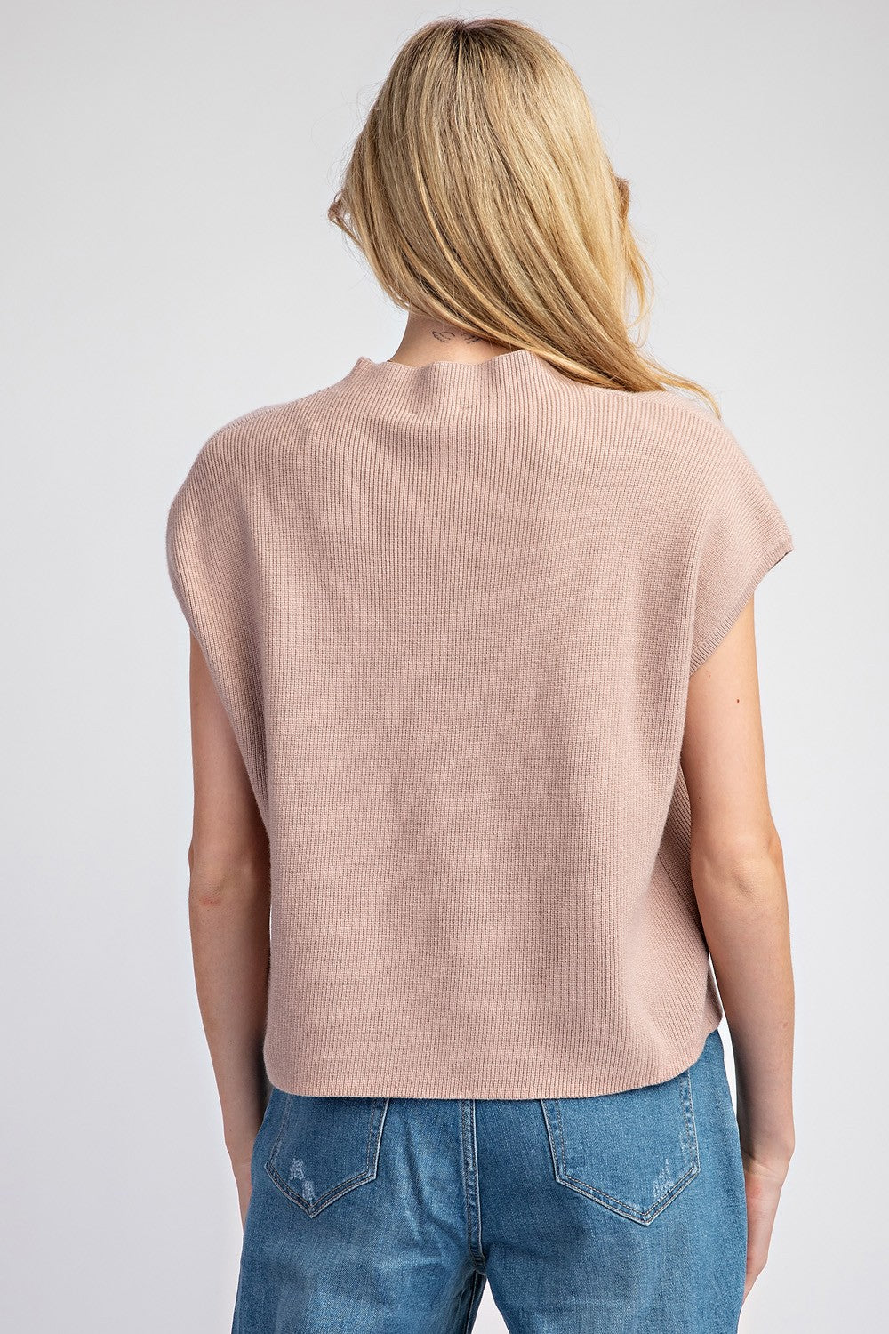 Short Sleeve Sweater Top