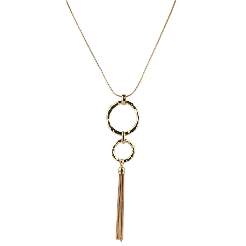 Hammered Metal Necklace