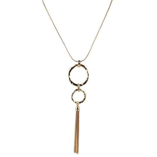 Hammered Metal Necklace