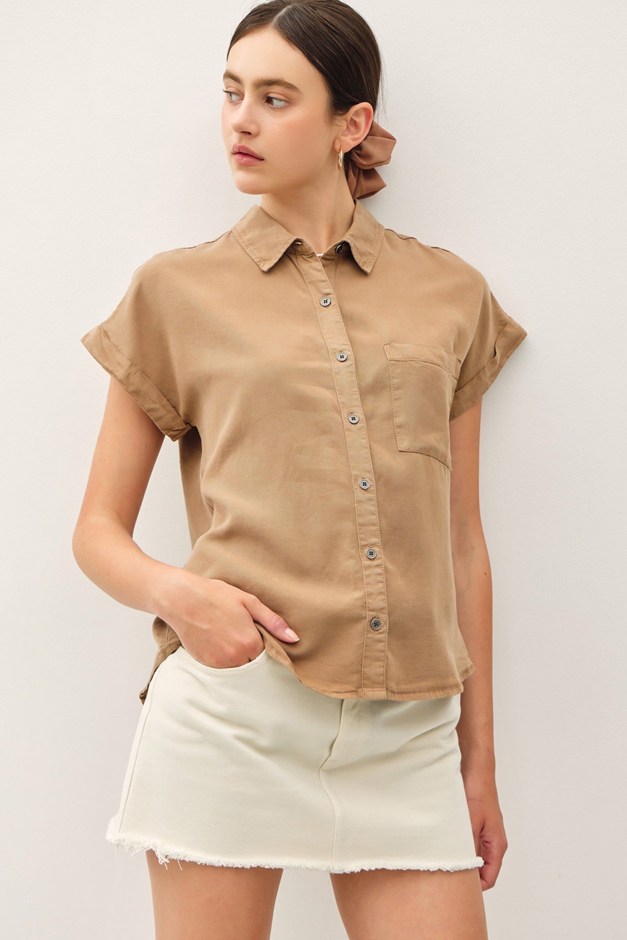 Short Sleeve Tencel Top Collection