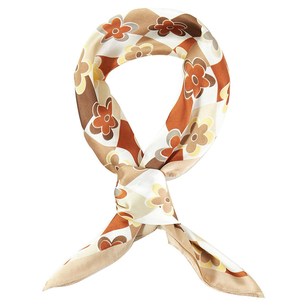 Multi Checkered Floral Scarf Collection