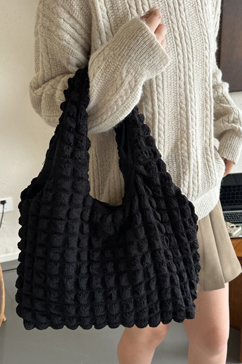 Puffy Shoulder Tote Bag