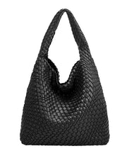 Johanna Recycled Shoulder Bag in Black