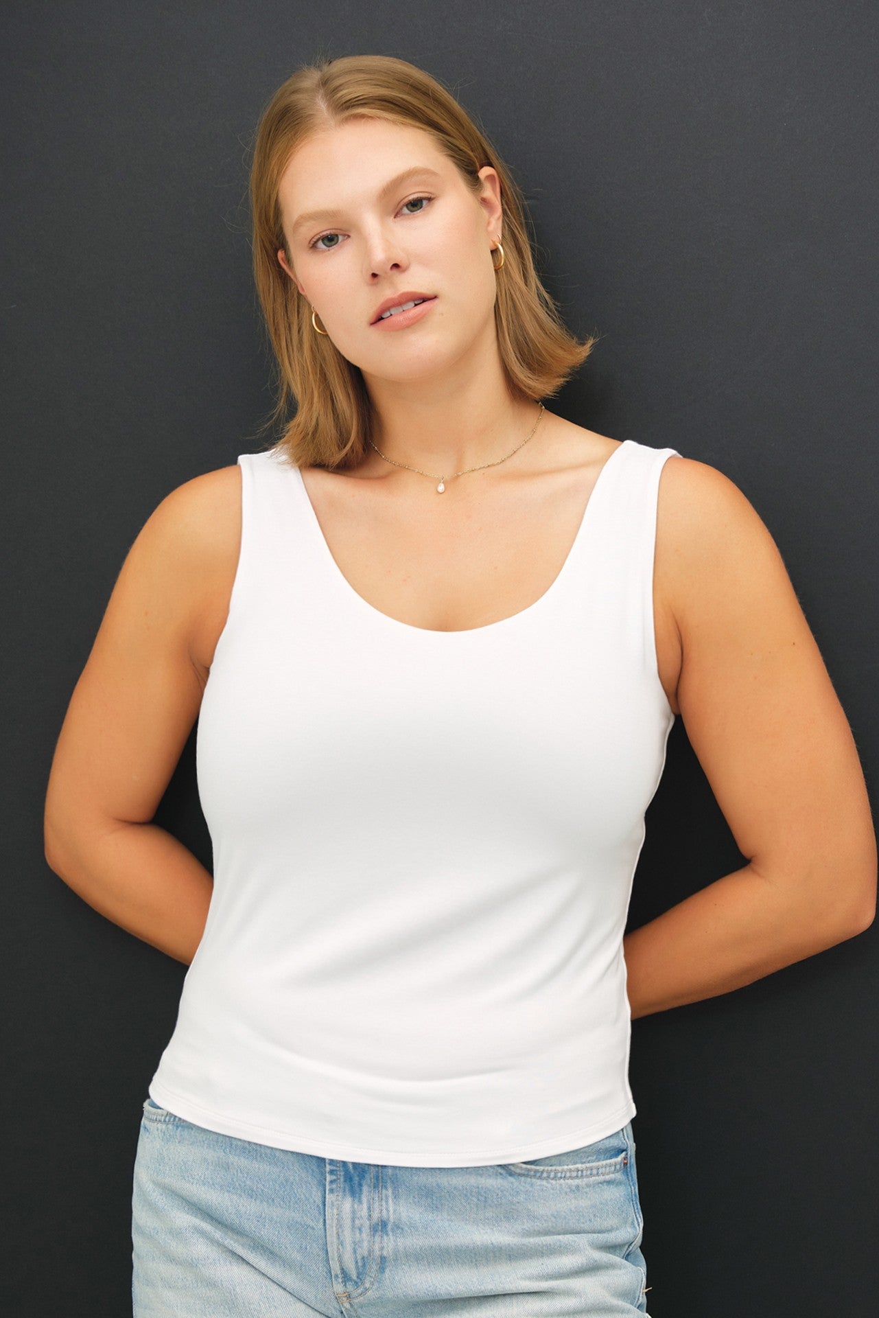 Curvy Scoop Neck Tank Collection