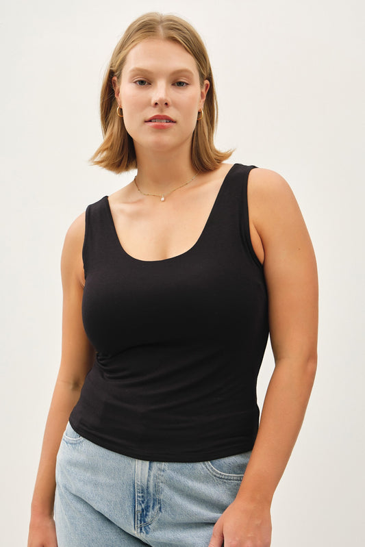 Curvy Scoop Neck Tank Collection