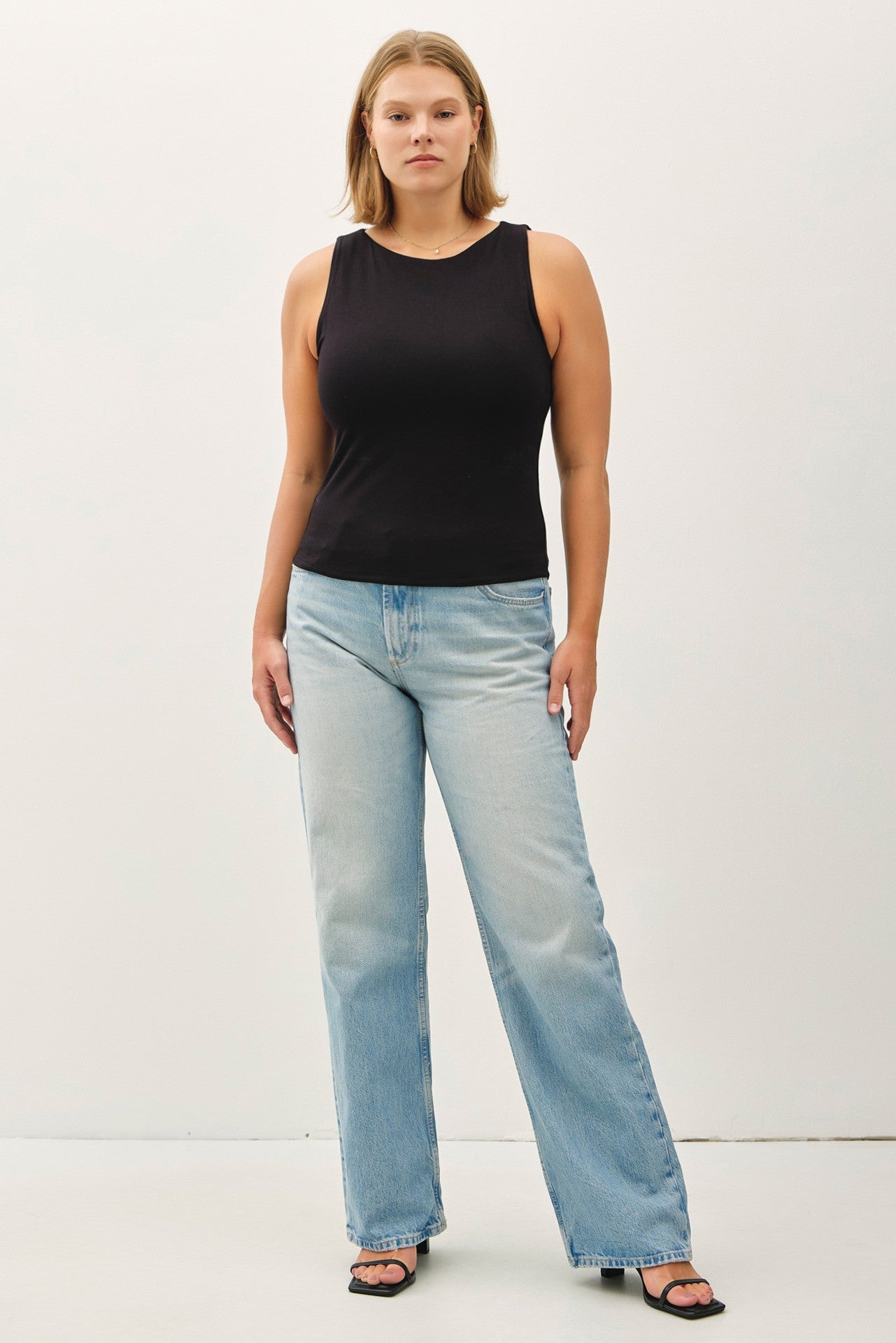 Curvy Crew Neck Tank Collection