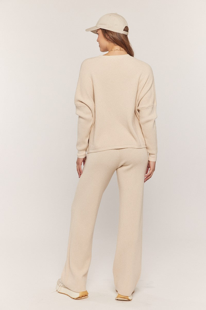 Waffle Textured Sweater Collection