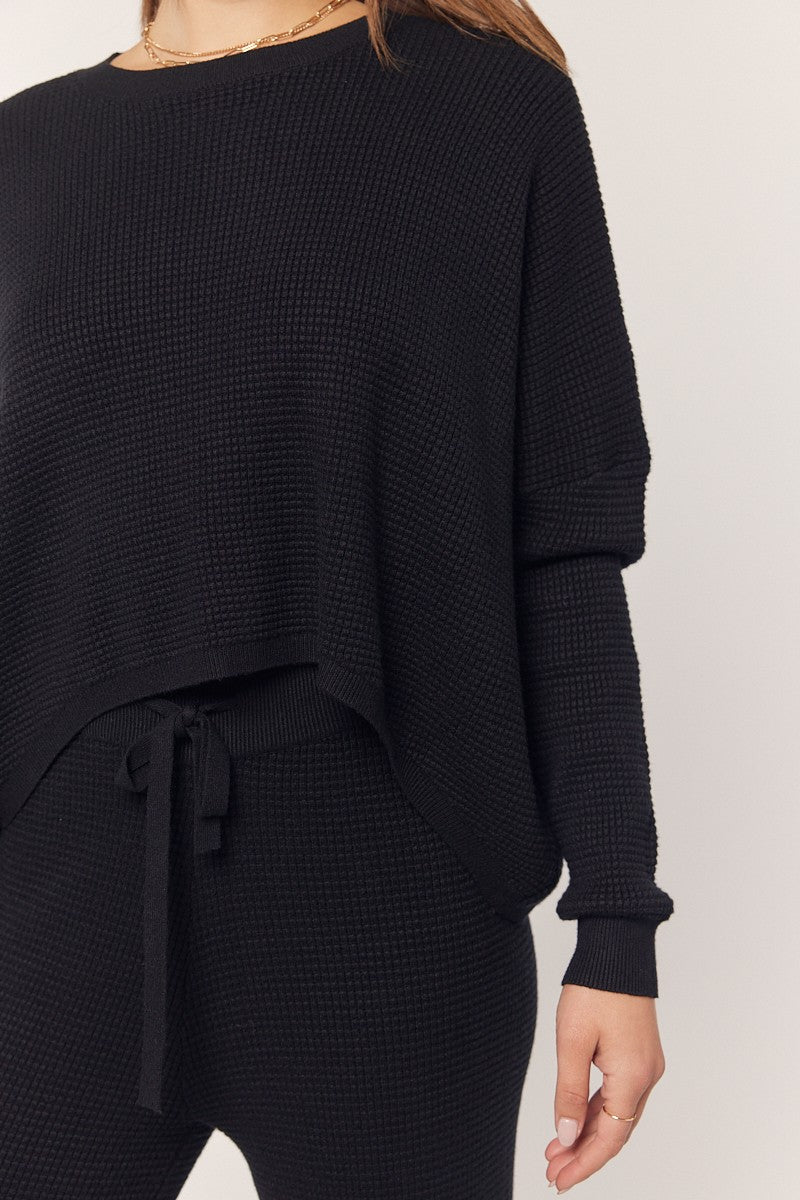 Waffle Textured Sweater Collection