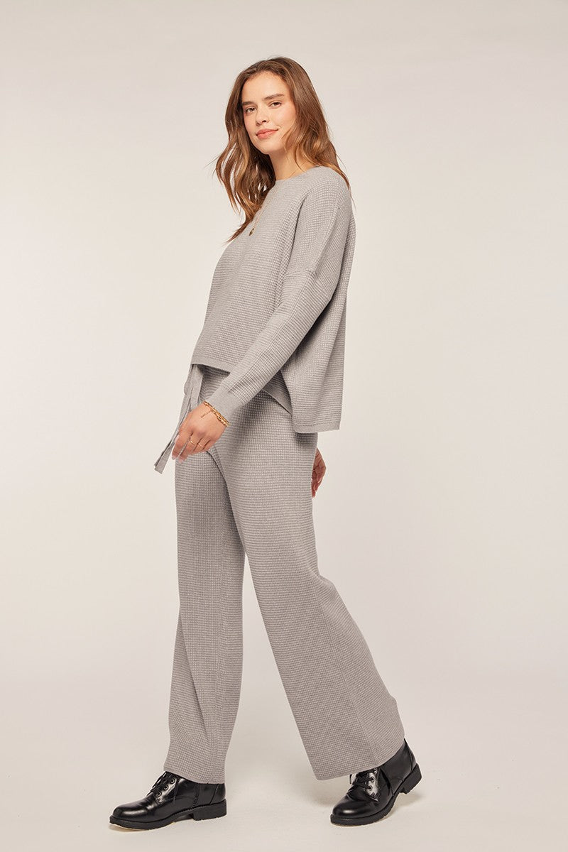 Waffle Textured Drawstring Pants Collection
