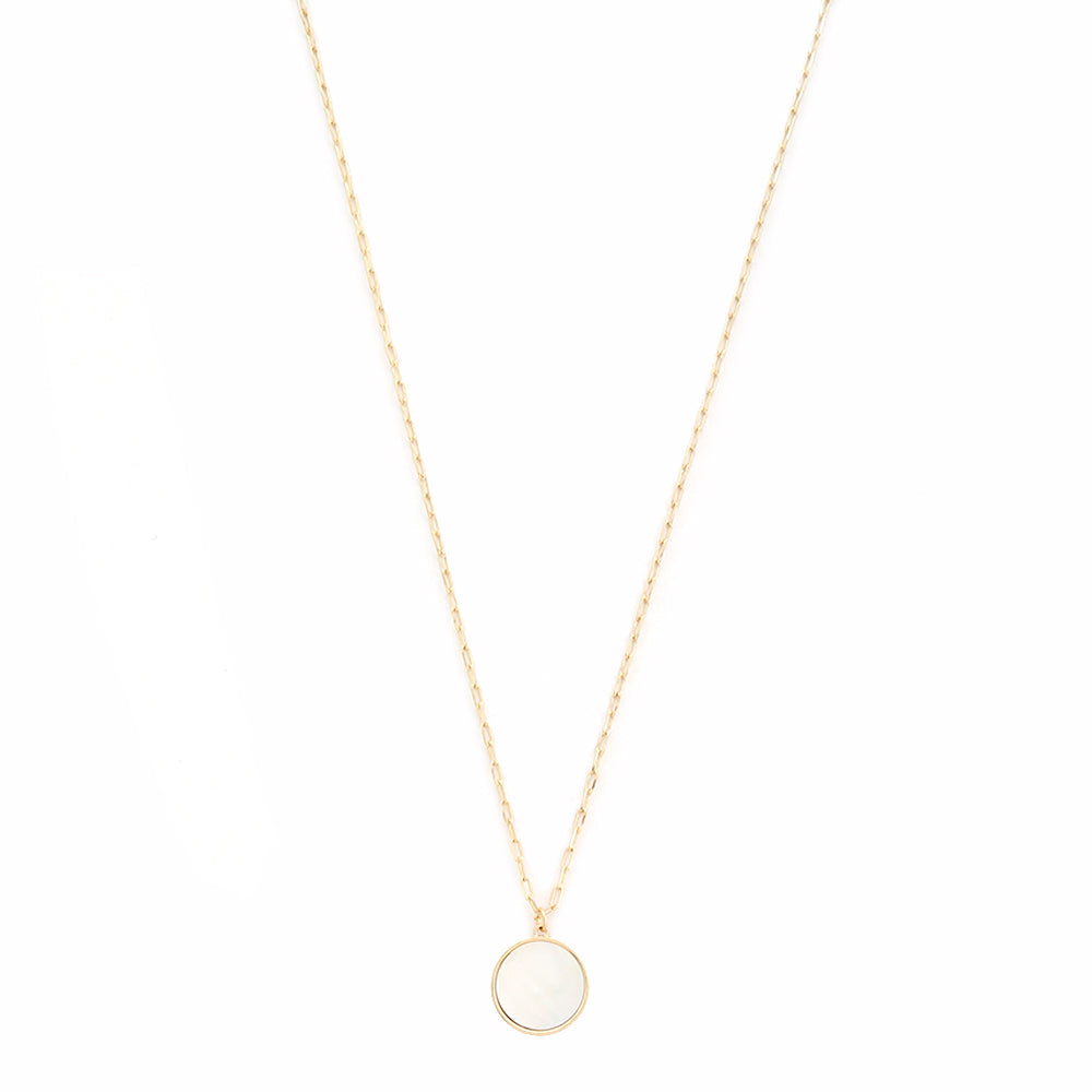 Mother of Pearl Pendant Necklace