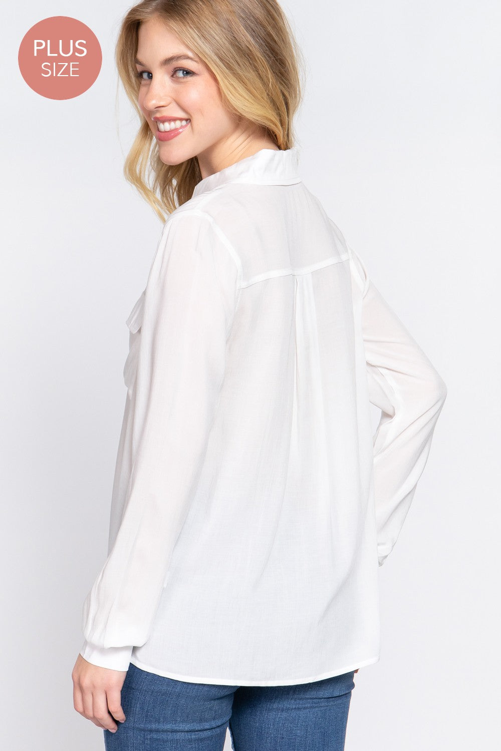 Curvy Long Sleeve Shirt