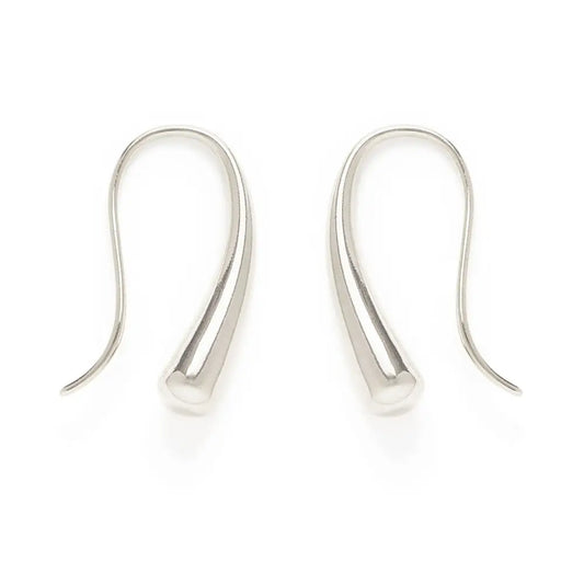 Gota Earrings in Silver