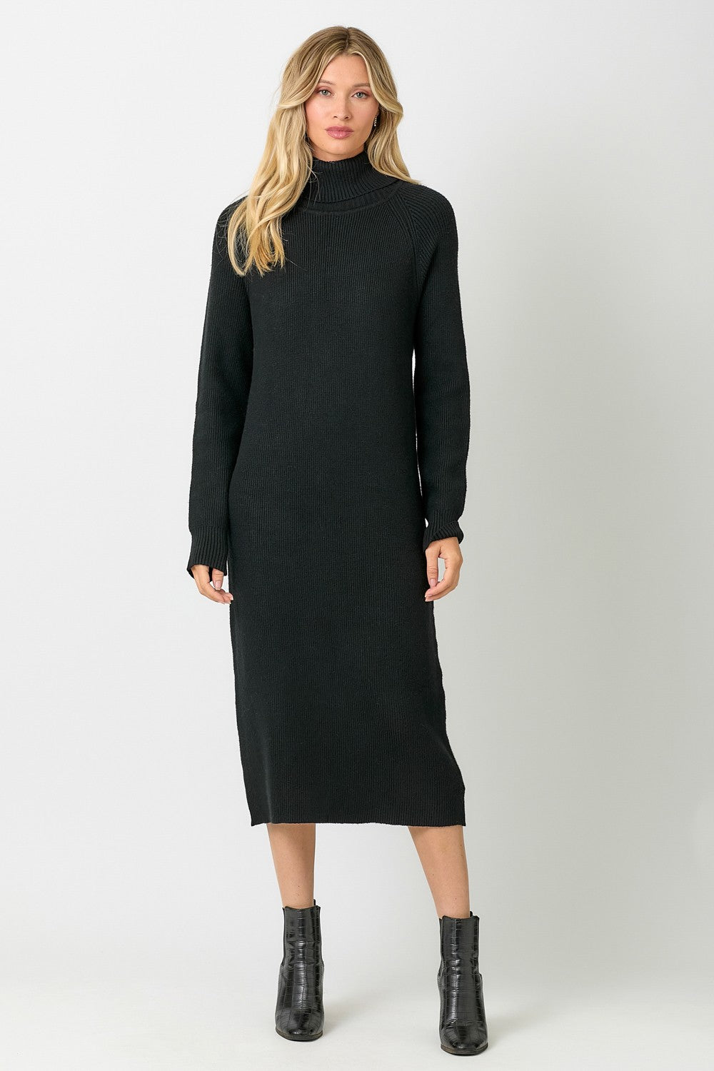 Black Turtleneck Dress