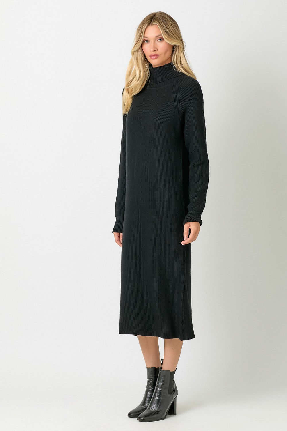 Black Turtleneck Dress