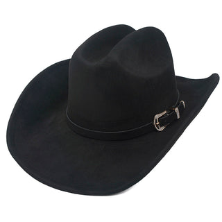 Faux Suede Cowboy Hat