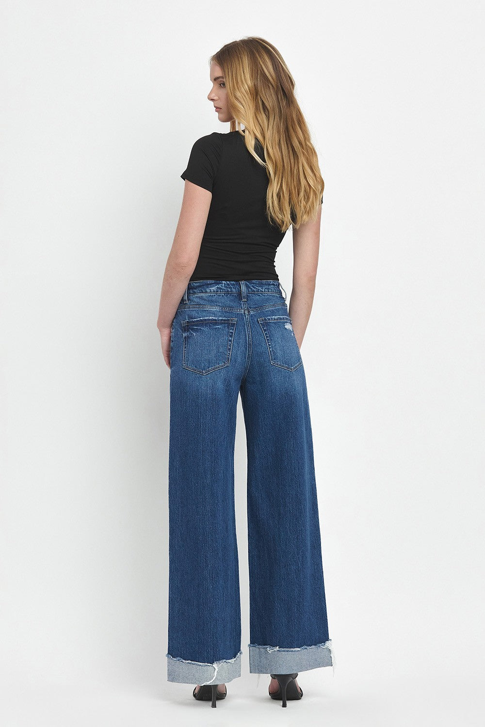 Super High Rise Cuffed Jeans