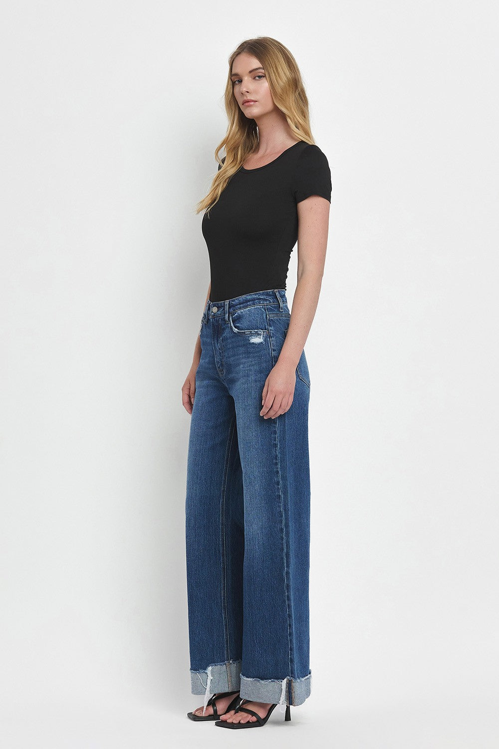Super High Rise Cuffed Jeans