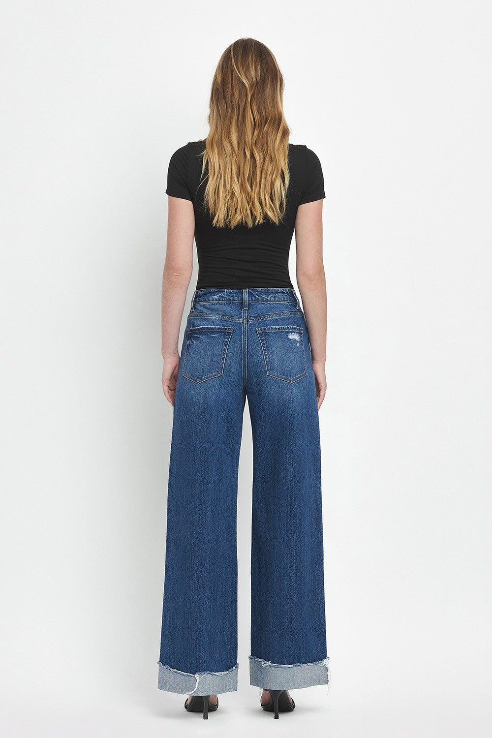 Super High Rise Cuffed Jeans