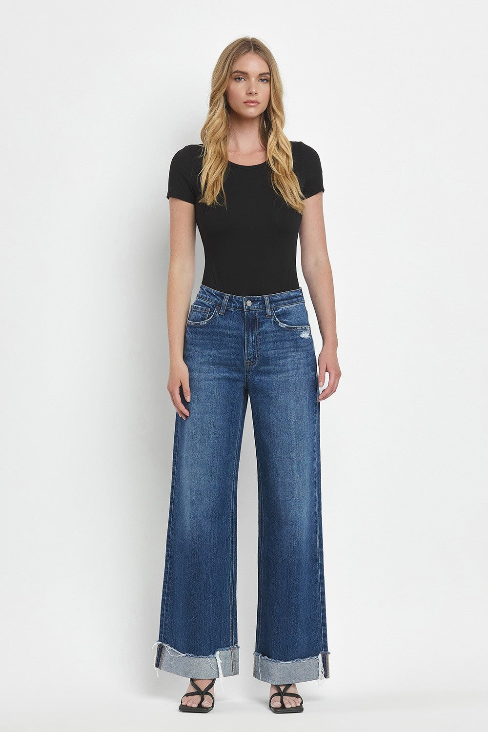 Super High Rise Cuffed Jeans