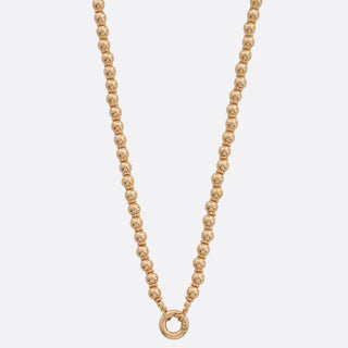 Circle Ball Link Metal Necklace