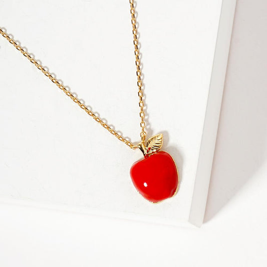 Apple a Day Necklace